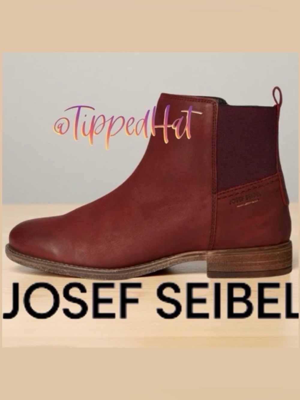 NWOB $160 Josef Seibel Leather Ankle Boots – EU 40 (US 9)